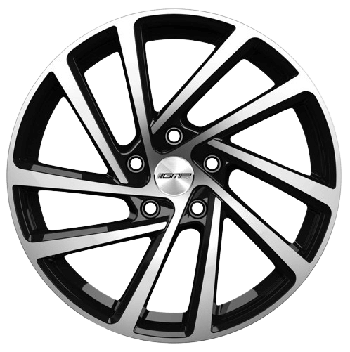 High Gloss Diamond Cut Finish on Alloy Wheels